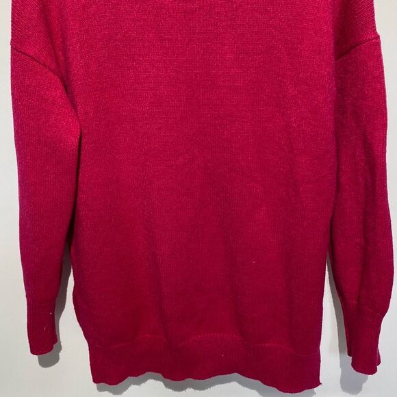 Maeve by Anthropologie Women's Pink Turtle Neck Long Sleeve Sweater Size Small - Picture 6 of 9